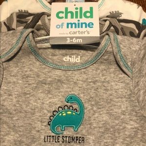 ‼️Sold‼️Baby Boys 3-6mo Dinosaur Body Suits
